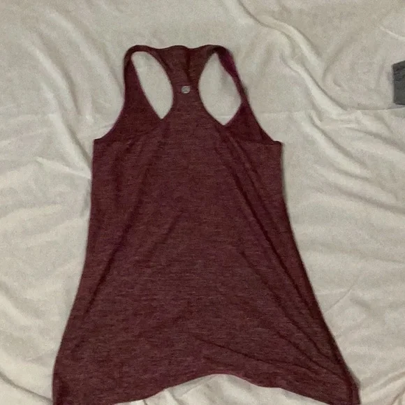 Lululemon Elegant Maroon Racerback Tank Top - Picture 2 of 3